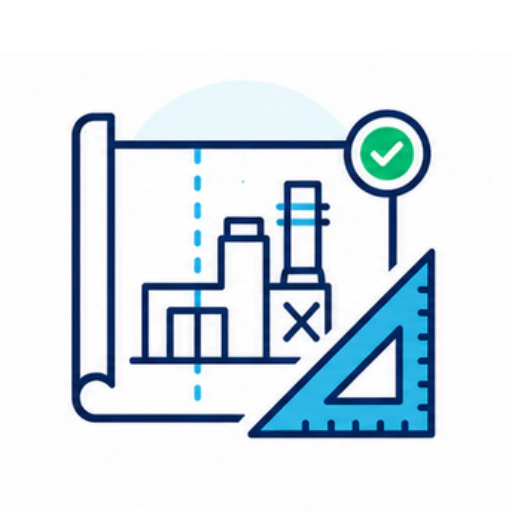 Icono de ingeniería y proyectos