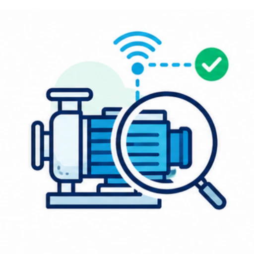 Icono de mantenimiento e inspección remota